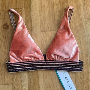 Seafolly Bikini Top Dawn To Dusk Fixed LonglineTri